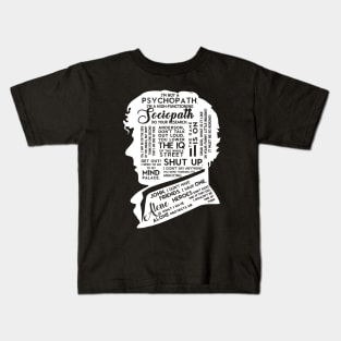 Sherlock Holmes Quotes. V2. Kids T-Shirt